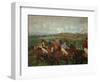 A Gentlemen's Race, Before the Start, 1862 and 1882-Edgar Degas-Framed Giclee Print