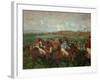 A Gentlemen's Race, Before the Start, 1862 and 1882-Edgar Degas-Framed Giclee Print