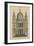 A Geometrical Elevation of the Western Front of St Paul's Cathedral-null-Framed Premium Giclee Print