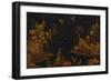 A George I Gilt-Gesso and Black and Gilt-Japanned Dressing Table-null-Framed Giclee Print