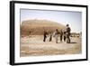 A Georgian Army Soldier Interacts with Afghan Children-null-Framed Photographic Print