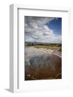 A Geothermal Hotspring Pool with Dissolved Minerals, Geysir, Golden Circle, Iceland, Polar Regions-Yadid Levy-Framed Photographic Print