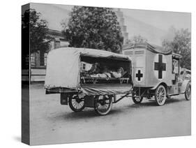 A German Ambulance, Eastern Front, World War I, 1915-null-Stretched Canvas