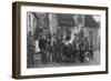 A German Army Field Kitchen in a French Village, World War I, 1915-null-Framed Giclee Print