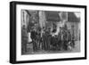 A German Army Field Kitchen in a French Village, World War I, 1915-null-Framed Giclee Print