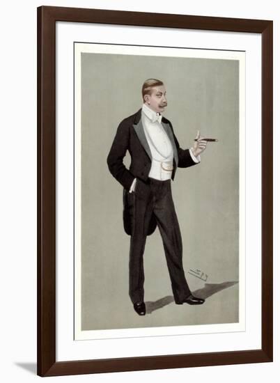 A German Attache, Baron Hermann Von Eckardstein, German Diplomat, 1898-Spy-Framed Giclee Print