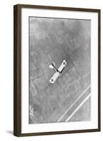 A German Aviatik Aircraft Photographed in Flight by a Belgian Aviator, Ypres, Belgium, 1916-null-Framed Giclee Print
