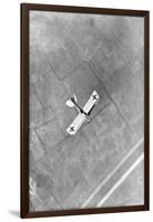 A German Aviatik Aircraft Photographed in Flight by a Belgian Aviator, Ypres, Belgium, 1916-null-Framed Giclee Print