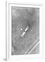 A German Aviatik Aircraft Photographed in Flight by a Belgian Aviator, Ypres, Belgium, 1916-null-Framed Giclee Print