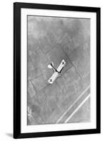 A German Aviatik Aircraft Photographed in Flight by a Belgian Aviator, Ypres, Belgium, 1916-null-Framed Giclee Print