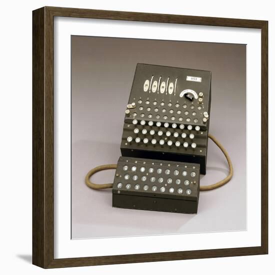 A German Enigma Machine-null-Framed Giclee Print