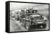 A German Half-Track Mounted Anti-Aircraft Gun-null-Framed Stretched Canvas