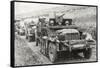 A German Half-Track Mounted Anti-Aircraft Gun-null-Framed Stretched Canvas