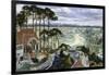 A German Landscape, 1900-01-Albert Welti-Framed Giclee Print
