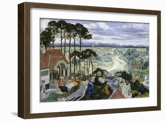 A German Landscape, 1900-01-Albert Welti-Framed Giclee Print