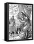 A German Man of Letters, 16th Century-Jost Amman-Framed Stretched Canvas