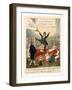 A German Mountebank Blowing His Own Trumpet at a Dutch Concert of 500 Piano Fortes-null-Framed Giclee Print