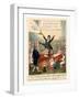 A German Mountebank Blowing His Own Trumpet at a Dutch Concert of 500 Piano Fortes-null-Framed Giclee Print