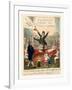 A German Mountebank Blowing His Own Trumpet at a Dutch Concert of 500 Piano Fortes-null-Framed Giclee Print