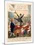 A German Mountebank Blowing His Own Trumpet at a Dutch Concert of 500 Piano Fortes-null-Mounted Giclee Print