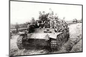 A German Panzer Pz Kpwiii Ausfe Tank-null-Mounted Photographic Print