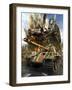 A German Panzer V Medium Tank with a Spirtual Force of the Teutonic Knight-Stocktrek Images-Framed Art Print