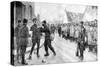 A German Prisoner Dares to Attack an Officer, France, World War I, 1915-null-Stretched Canvas