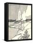'A Geyser', 1912-Charles Robinson-Framed Stretched Canvas