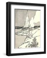 'A Geyser', 1912-Charles Robinson-Framed Giclee Print