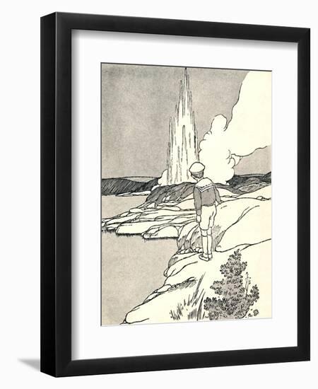 'A Geyser', 1912-Charles Robinson-Framed Giclee Print