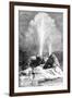 A Geyser, USA, 19th Century-Edouard Riou-Framed Giclee Print