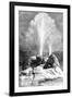 A Geyser, USA, 19th Century-Edouard Riou-Framed Giclee Print