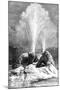 A Geyser, USA, 19th Century-Edouard Riou-Mounted Giclee Print