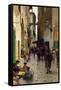 A Ghetto of Florence-Telemaco Signorini-Framed Stretched Canvas