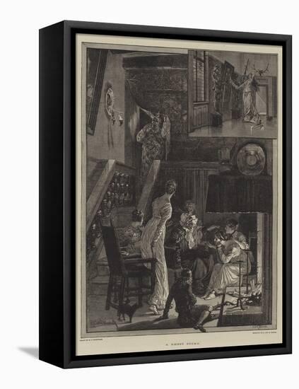 A Ghost Story-Richard Caton Woodville II-Framed Stretched Canvas