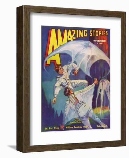 A Giant Amoeba-Leo Morey-Framed Art Print