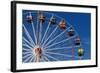 A Giant Ferris Wheel Shot a Local City Fair-pazham-Framed Photographic Print