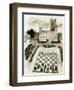 A Giant Game of Chess Is Part of a Festival at the Town of Marcostica-null-Framed Giclee Print