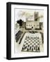 A Giant Game of Chess Is Part of a Festival at the Town of Marcostica-null-Framed Giclee Print