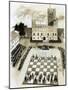 A Giant Game of Chess Is Part of a Festival at the Town of Marcostica-null-Mounted Giclee Print