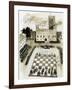 A Giant Game of Chess Is Part of a Festival at the Town of Marcostica-null-Framed Giclee Print