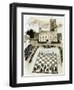 A Giant Game of Chess Is Part of a Festival at the Town of Marcostica-null-Framed Premium Giclee Print