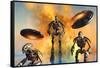 A Giant Robot Force on the Attack-null-Framed Stretched Canvas