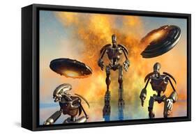 A Giant Robot Force on the Attack-null-Framed Stretched Canvas
