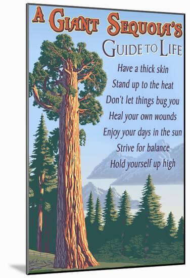 A Giant Sequoia's Guide To Life-null-Mounted Poster