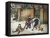 A Giant Snowball-William Weekes-Framed Stretched Canvas