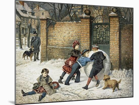 A Giant Snowball-William Weekes-Mounted Giclee Print