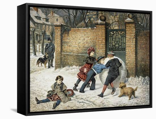 A Giant Snowball-William Weekes-Framed Stretched Canvas