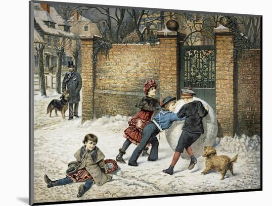 A Giant Snowball-William Weekes-Mounted Giclee Print