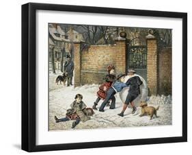 A Giant Snowball-William Weekes-Framed Giclee Print
